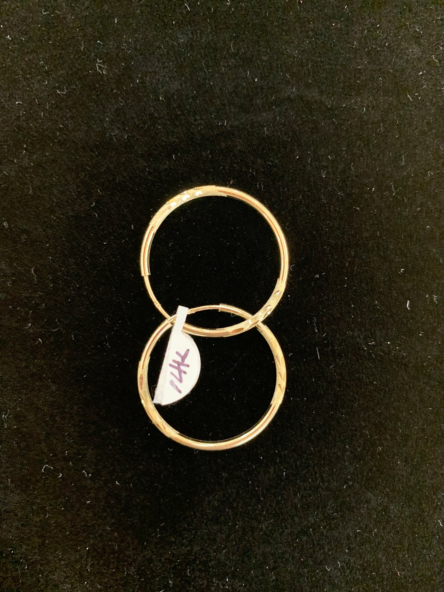 14k hoops