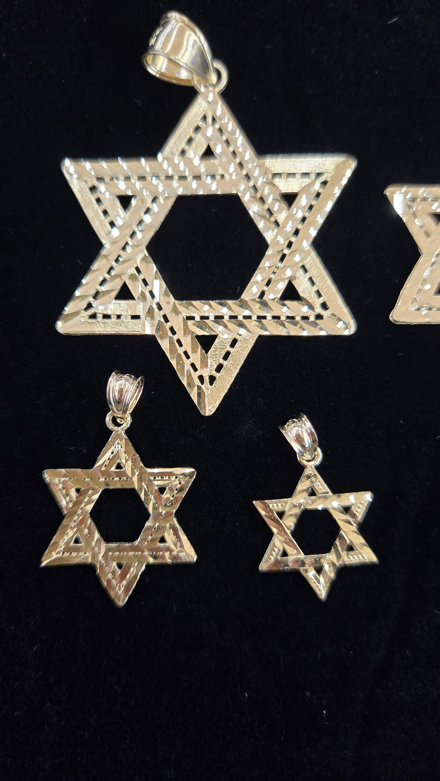 10k Gold Star of David Pendant, Six-Pointed star Pendant, Shield of David Pendant, Gold Star Pendant