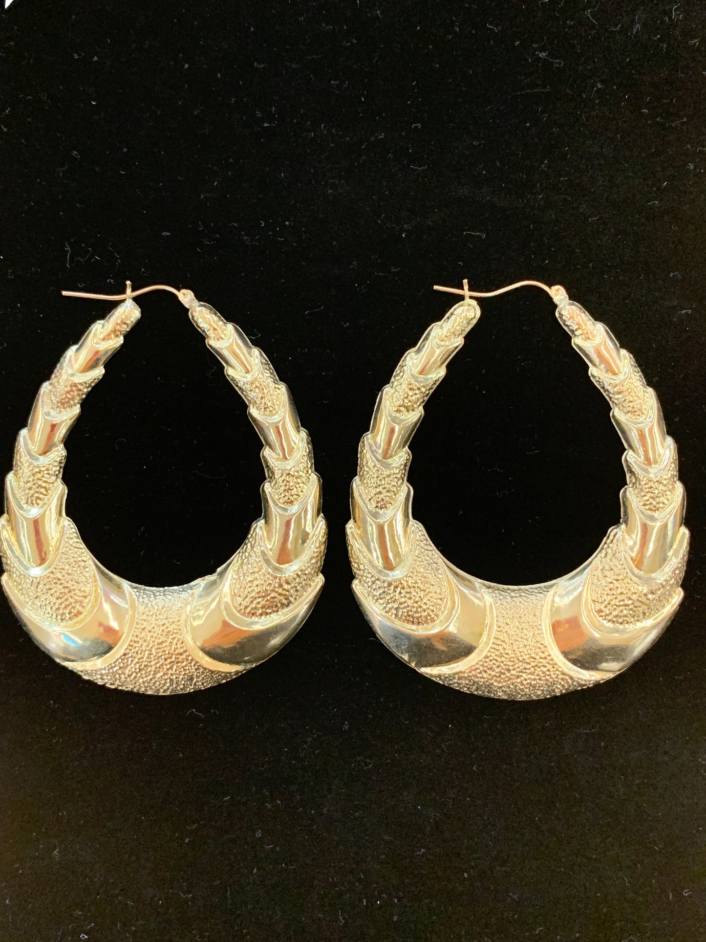 10k oval hoops