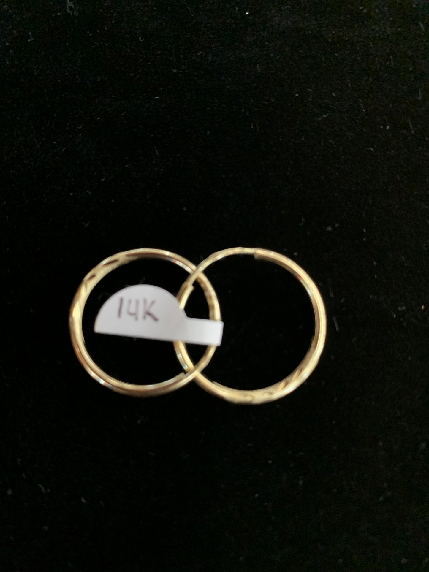 14k hoops