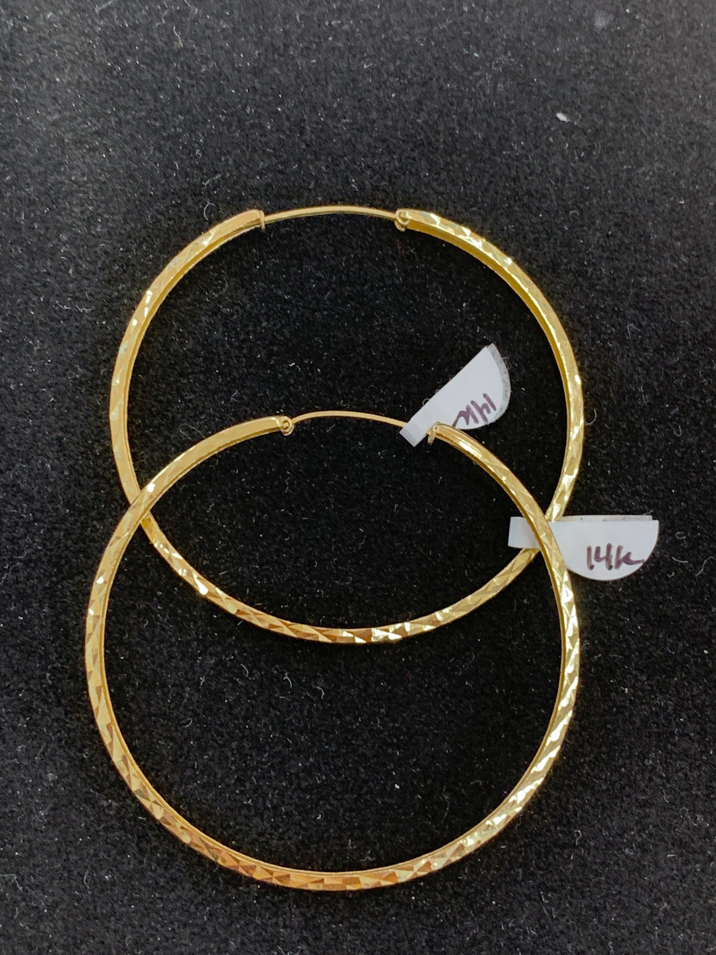 14k hoops