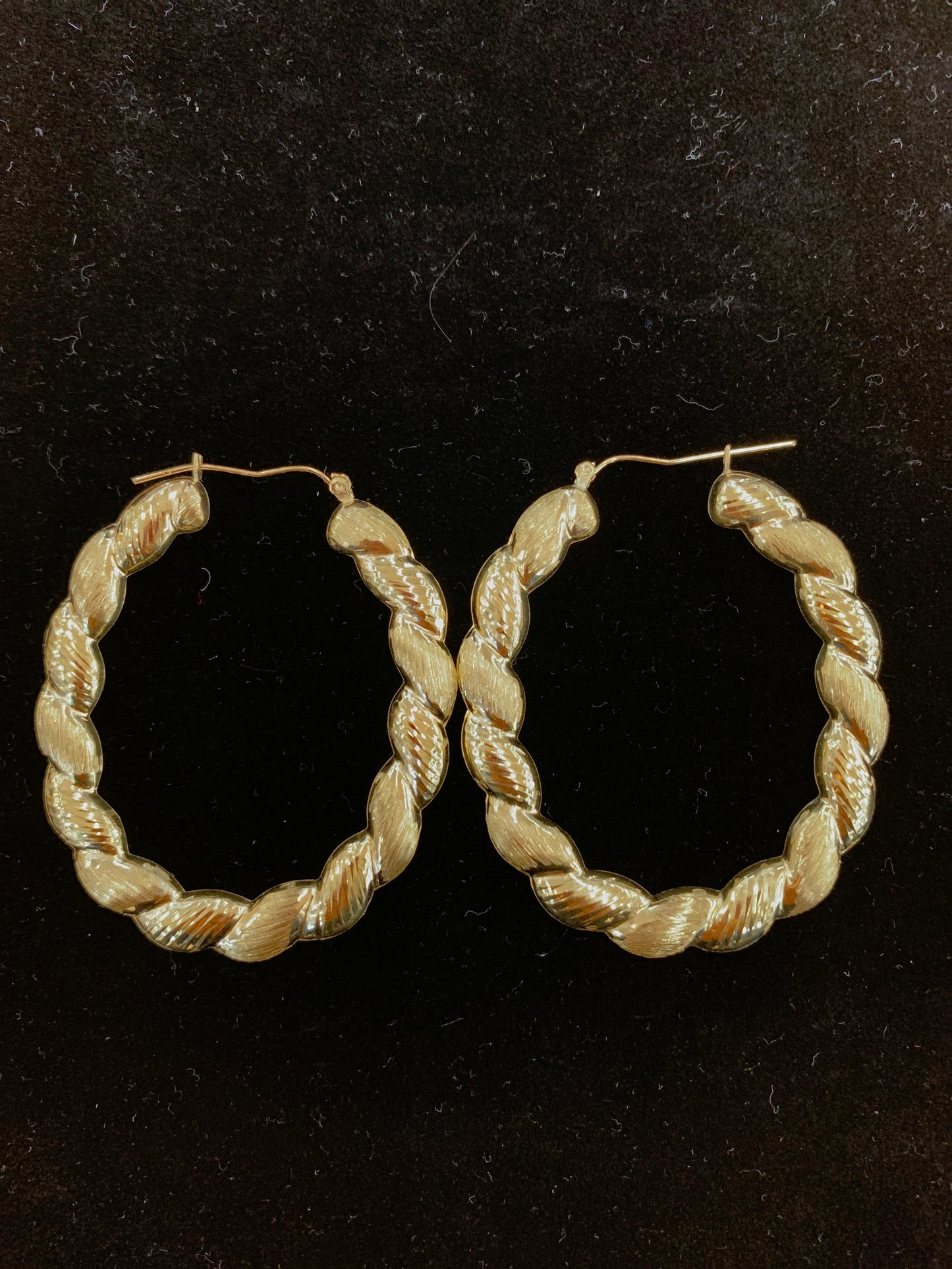 10k oval hoops