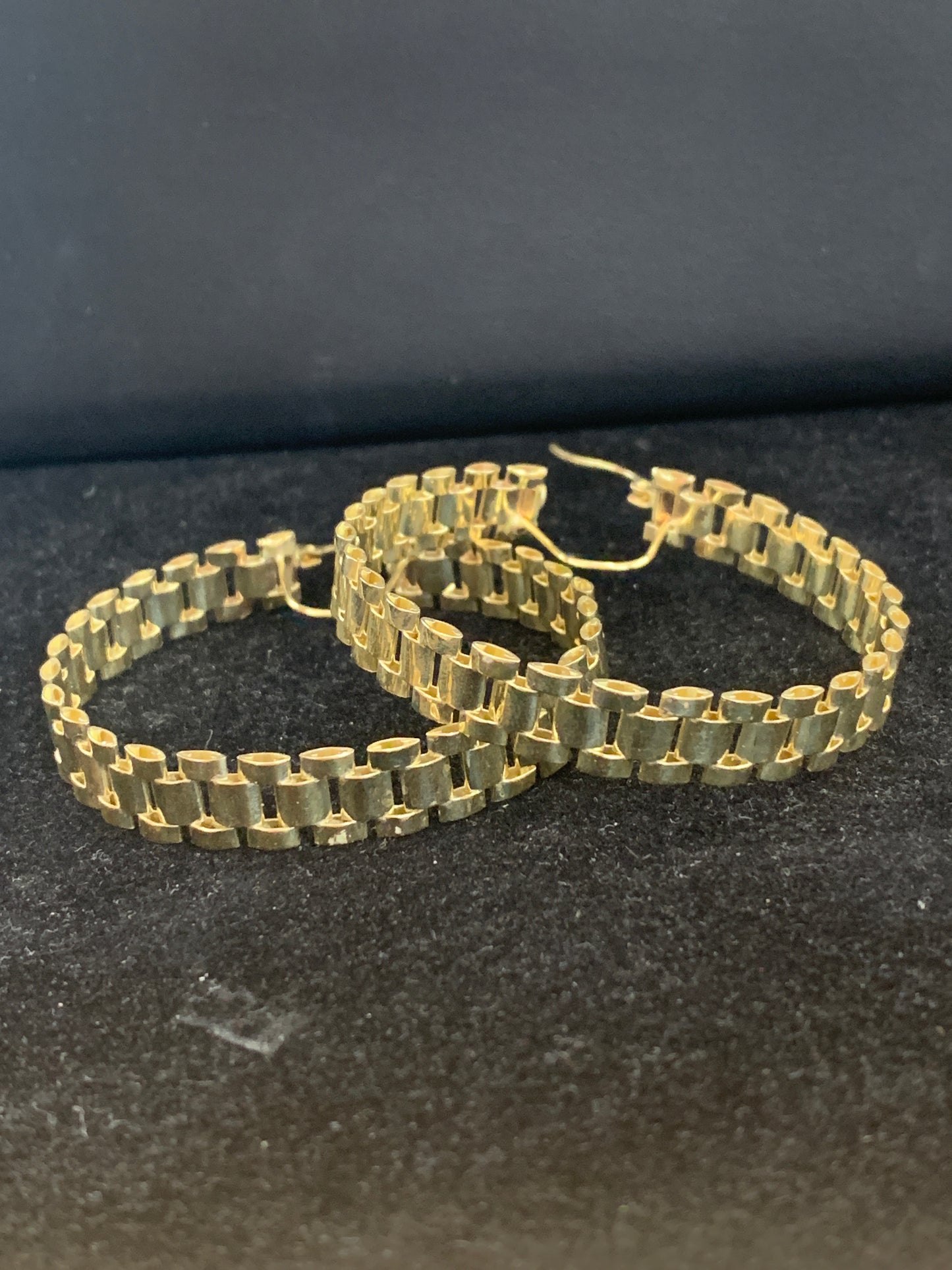 10k RX hoop earrings