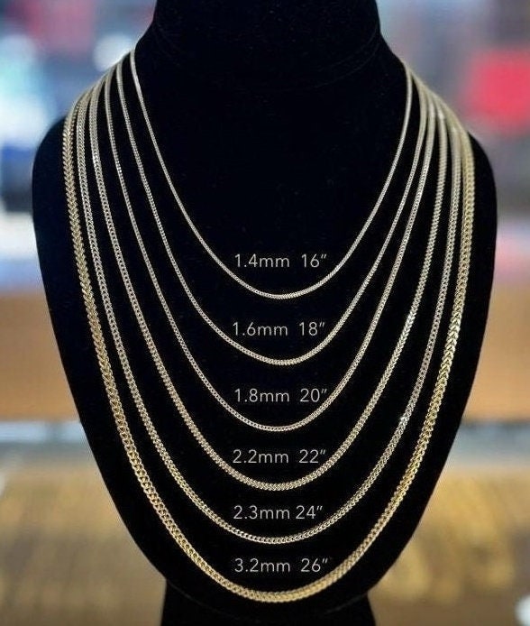 10k Gold Franco Chain Franco Style Gold Chain Women s Gold Chain Me WATERMAN JOHN JEWELRY