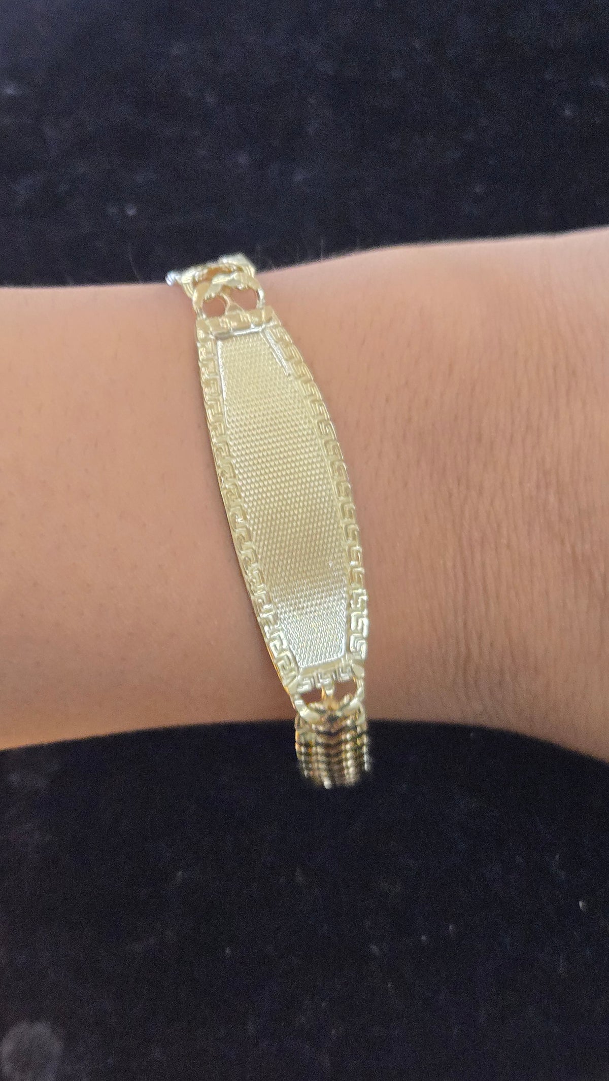 14k Gold petatillo name ID Bracelet, Gold petatillo Bracelet, petatillo Bracelet, Double Row petatillo Bracelet