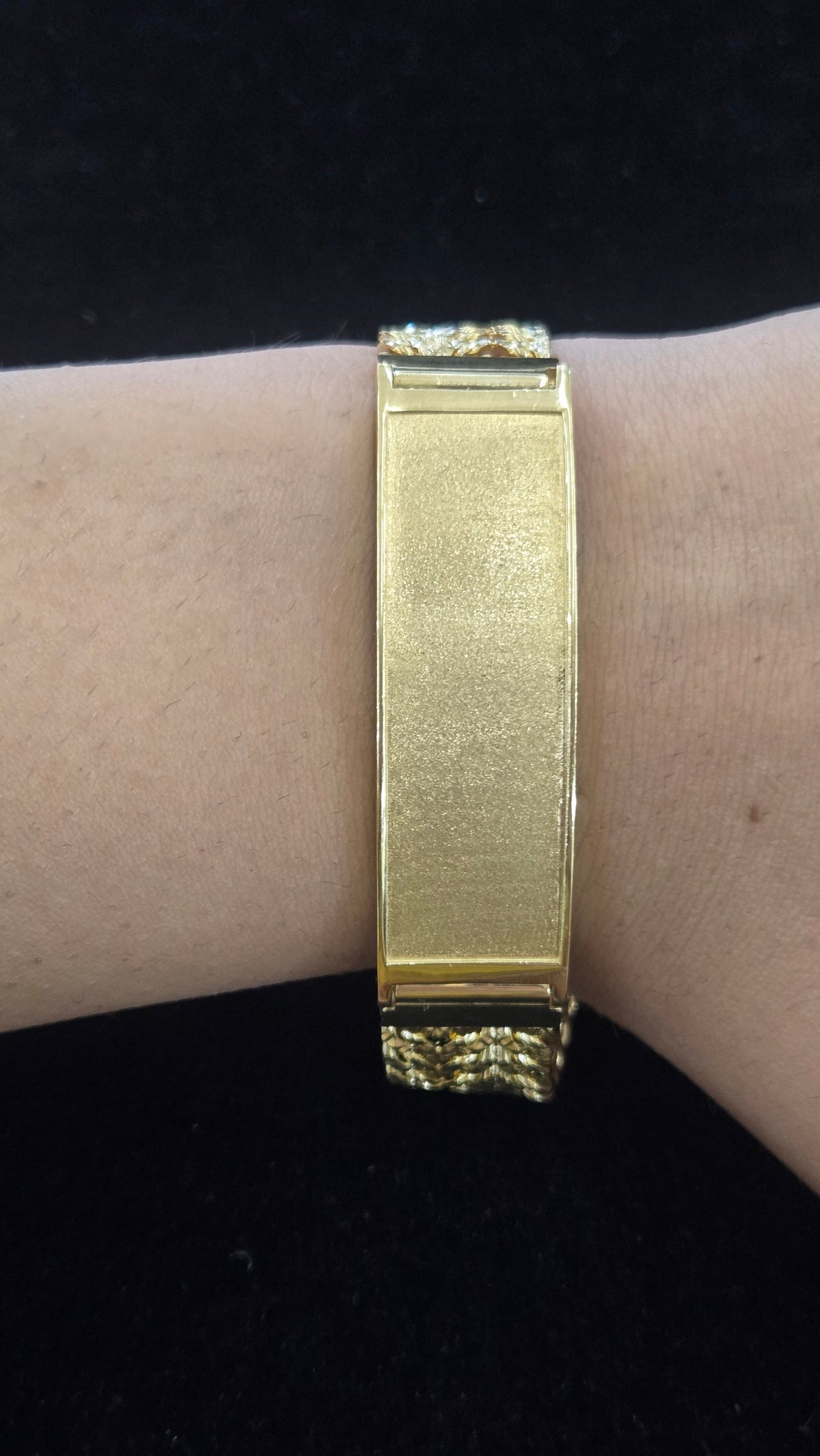 14k Gold petatillo name ID Bracelet, Gold petatillo Bracelet, petatillo Bracelet, 3 Rows petatillo Bracelet