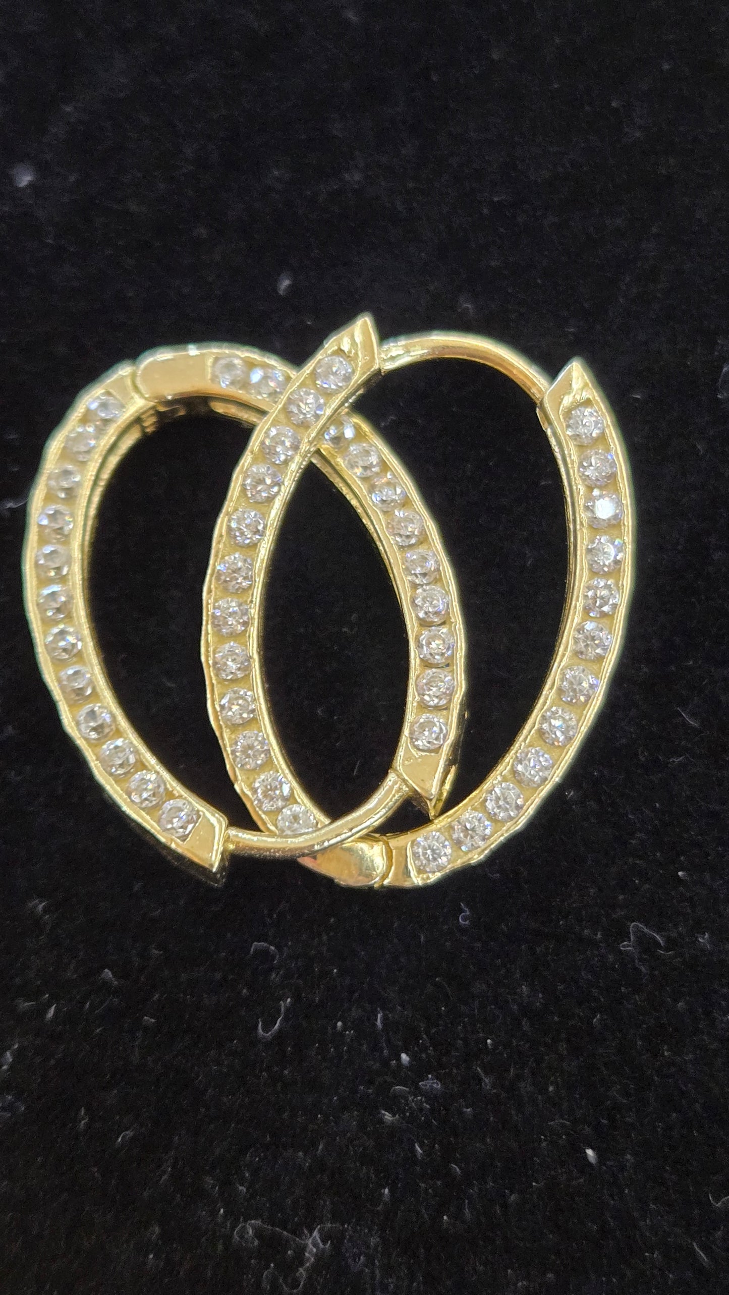 10k oval hoops