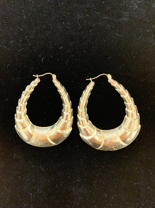 10k oval hoops
