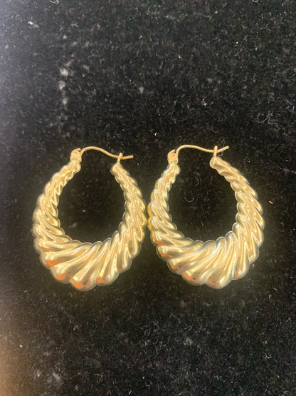 10k gold hoop earrings