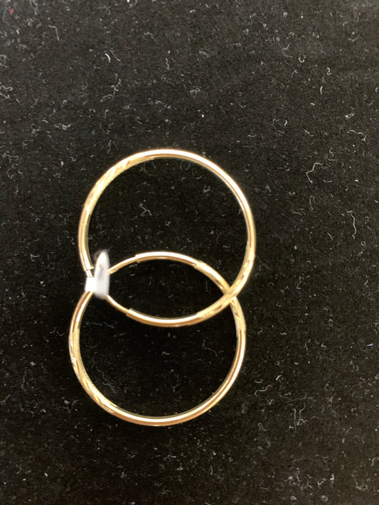 14k hoops