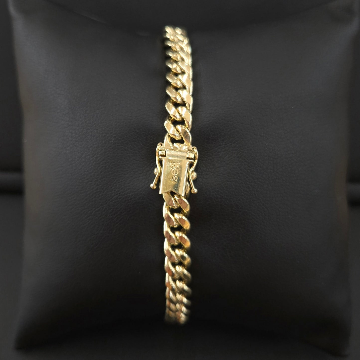 10k Gold Miami Bracelet, 6mm Gold Miami 9" Bracelet, Miami Bracelet, Gold Bracelet for men's, Gift for men'sanco Bracelet (Copy)