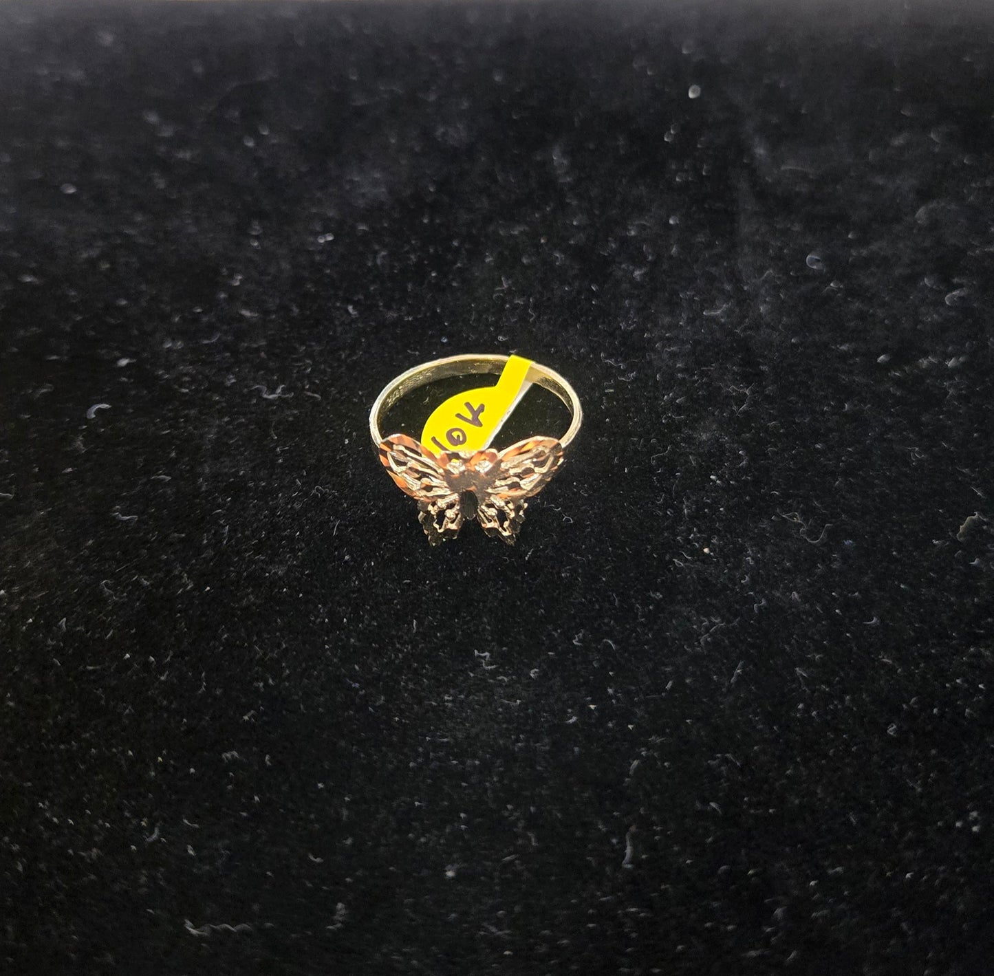 10k Butterfly Ring, 10k women's Ring, Butterfly Gold Ring, Butterfly Ring, Gift Ring for Women's, Birthday Ring