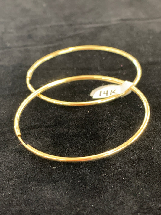 14k hoops