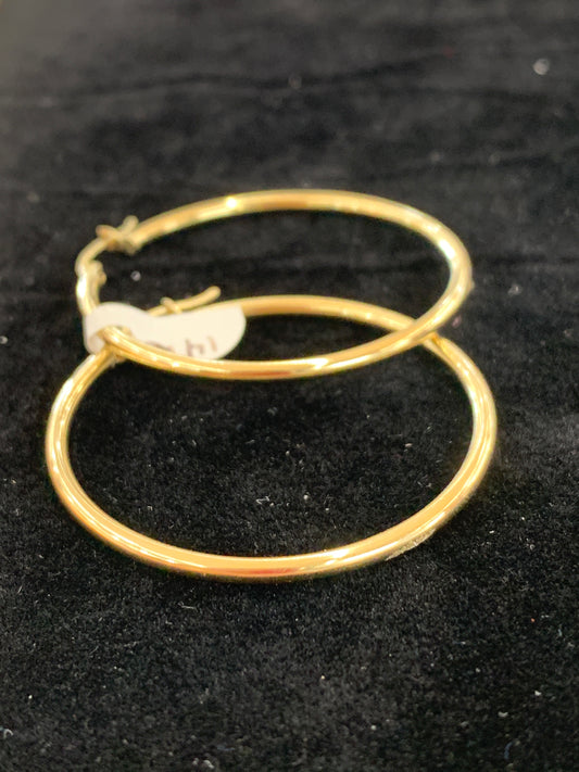 14k hoops