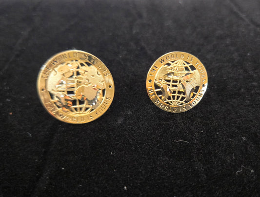 10k Gold  Small World Is Yours Ring, World Ring, Globe Ring, 10k Men's Gold Ring, Men's Ring, Birthday Men's Ring (Copy)