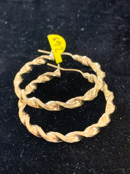 10k twisted hoops