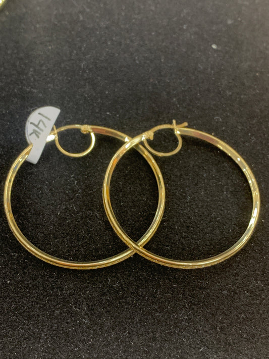 14k hoops