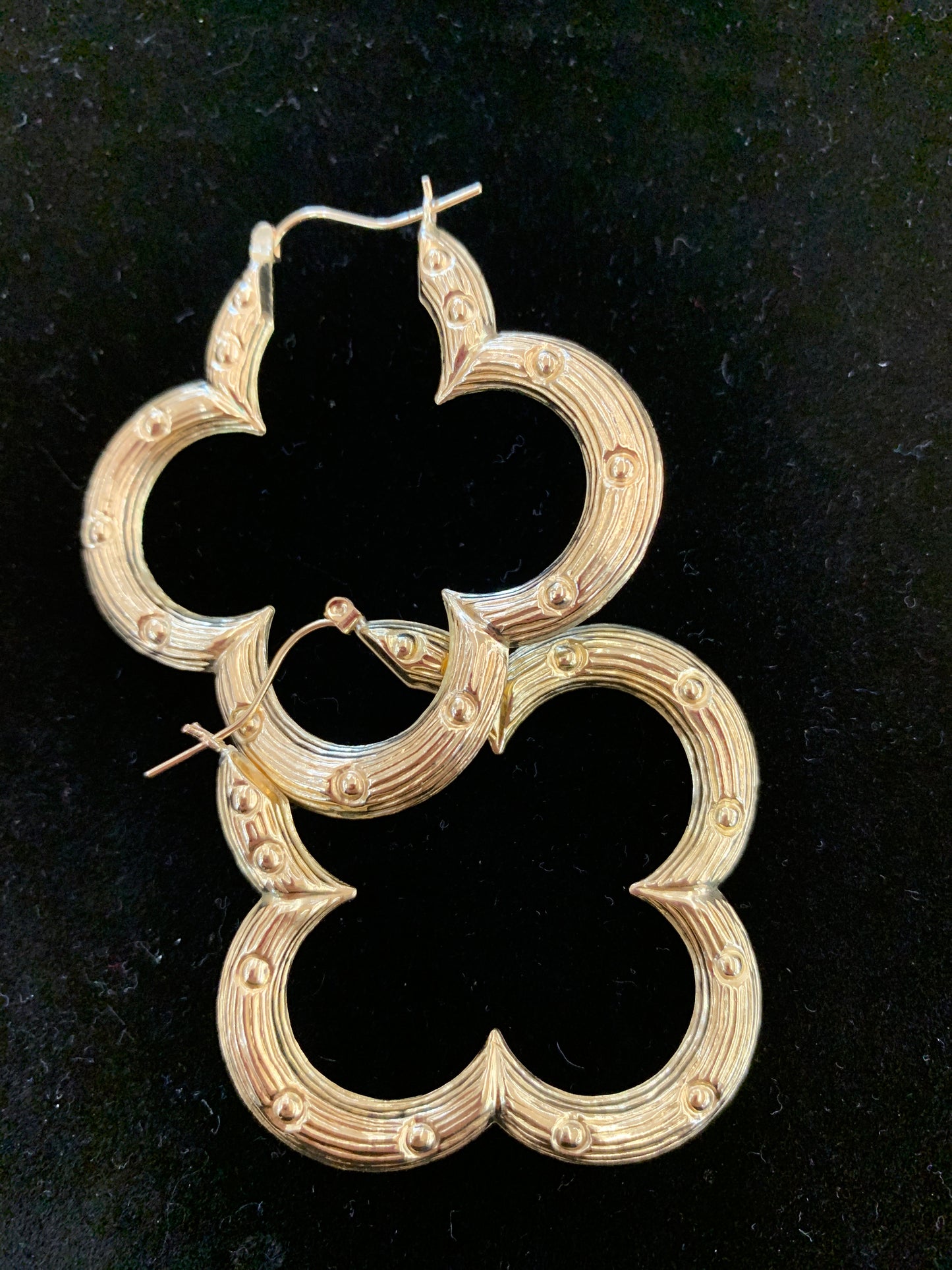 10k clover hoops