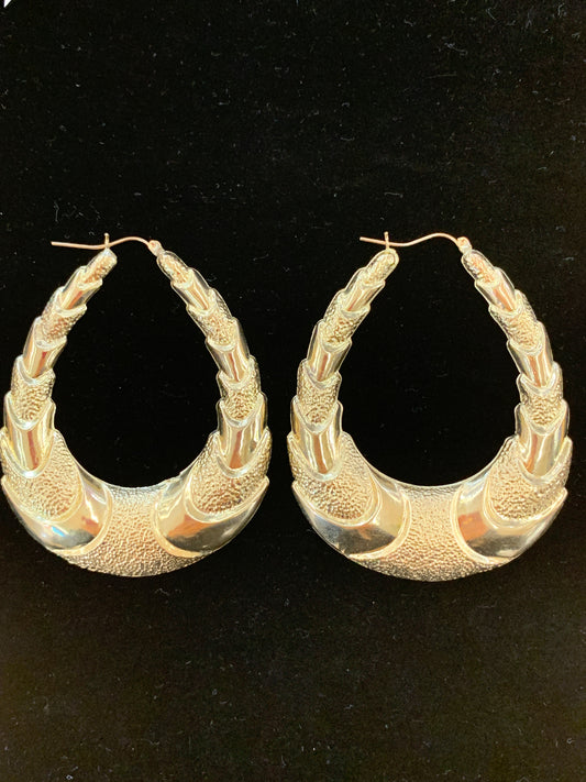 10k oval hoops
