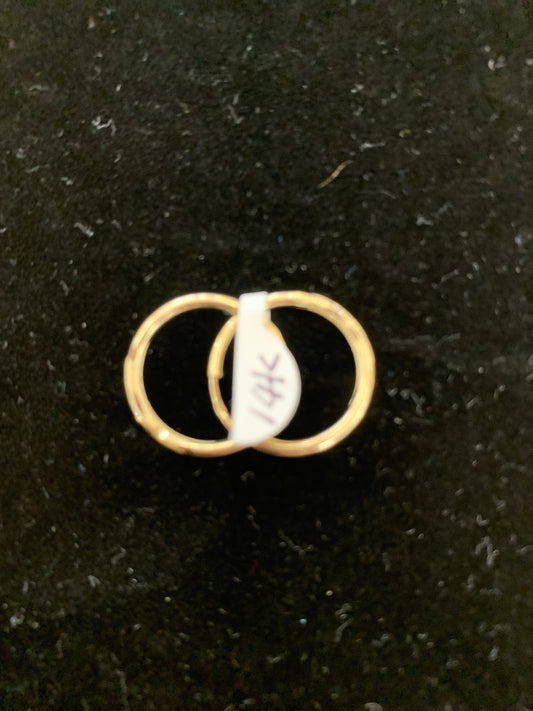 14k small hoops