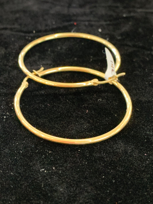 14k hoops