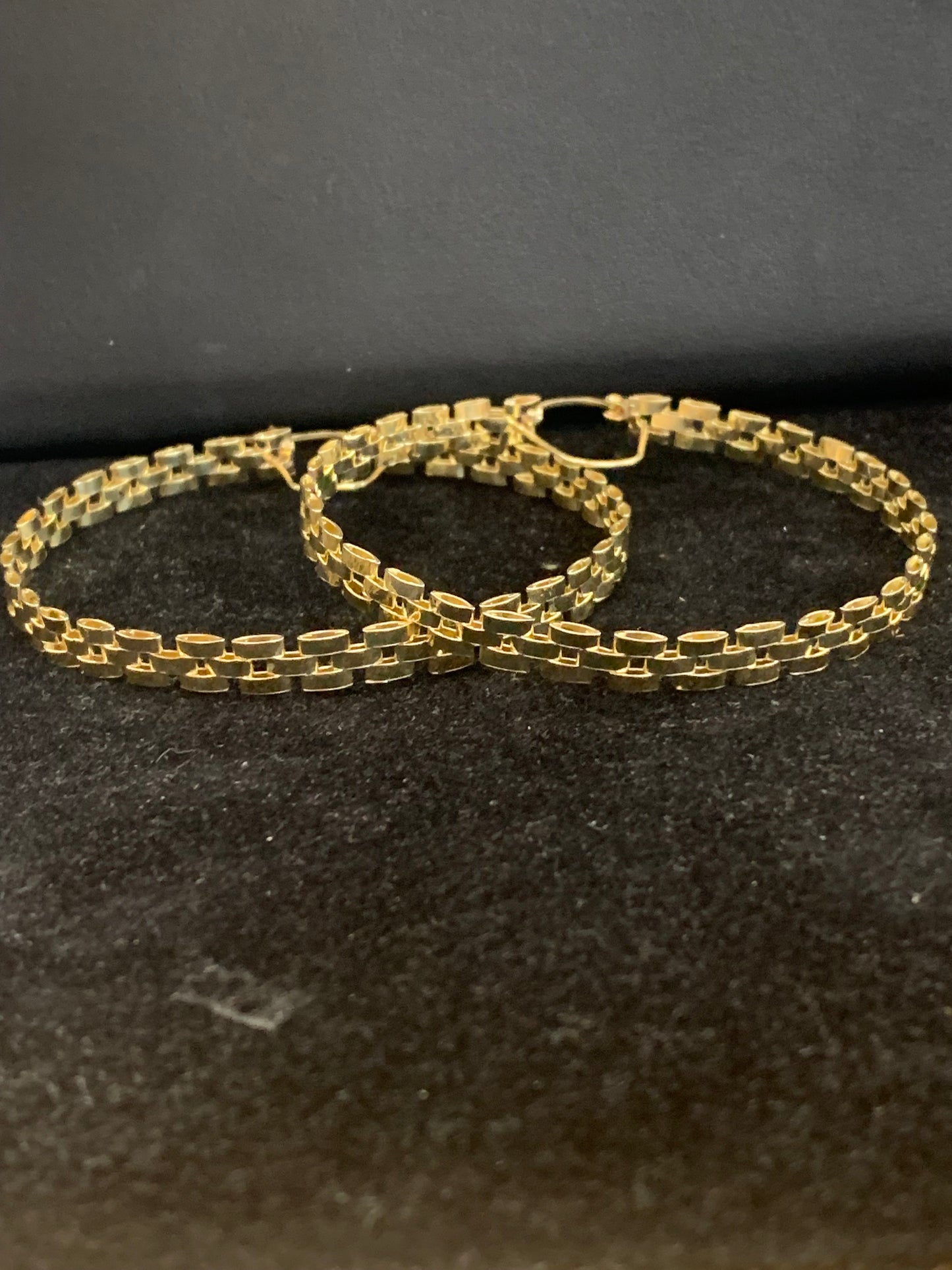 10k RX hoops earrings