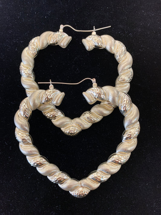 10k heart hoops