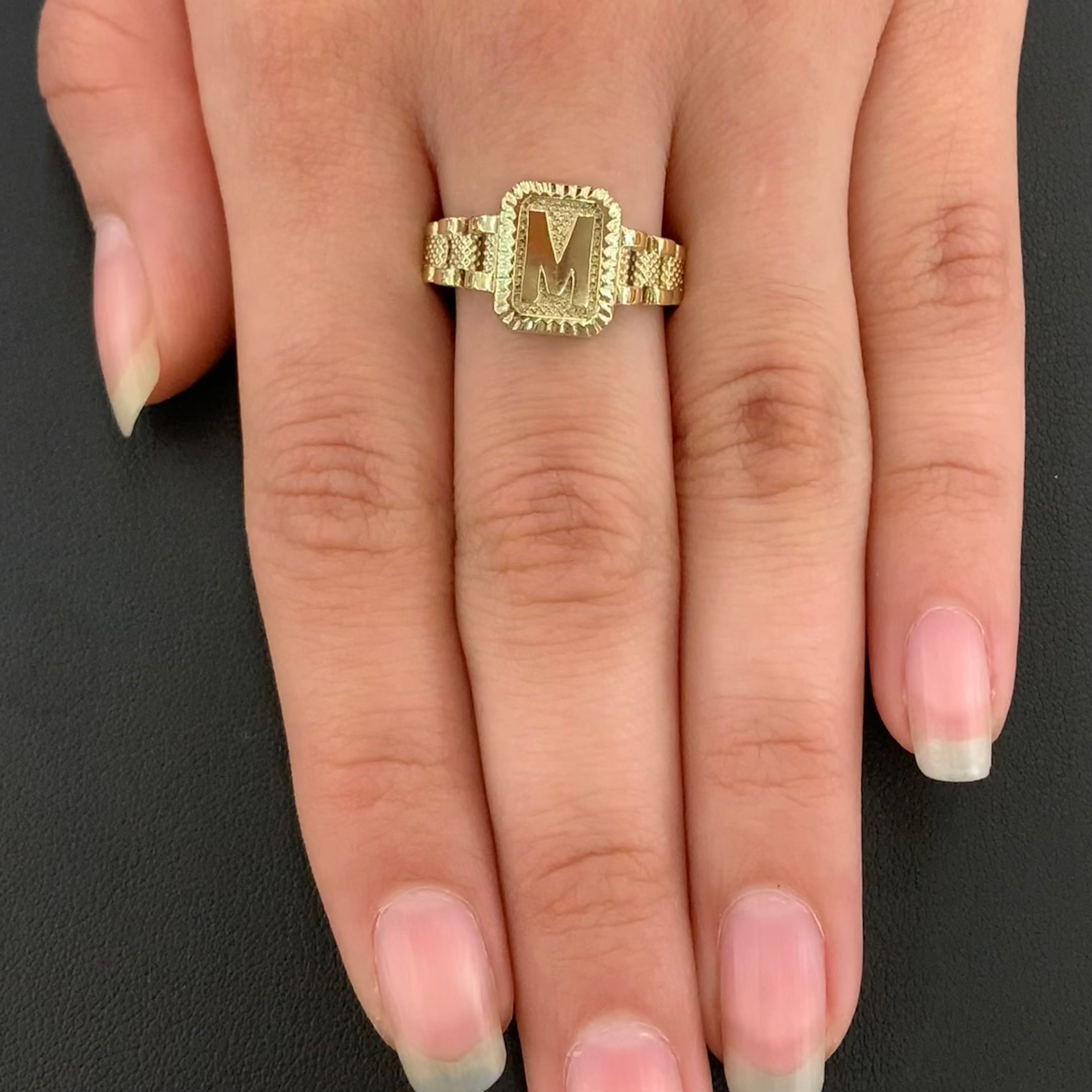 10K Gold Presidential Style Band 