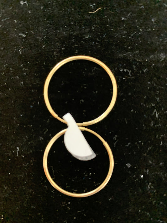 14k hoops