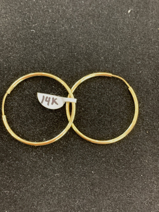 14k hoops