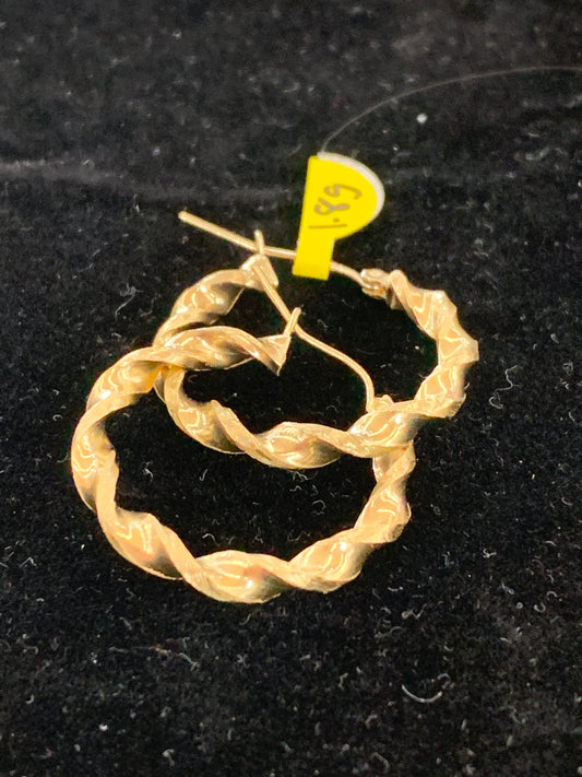 10k twisted hoops