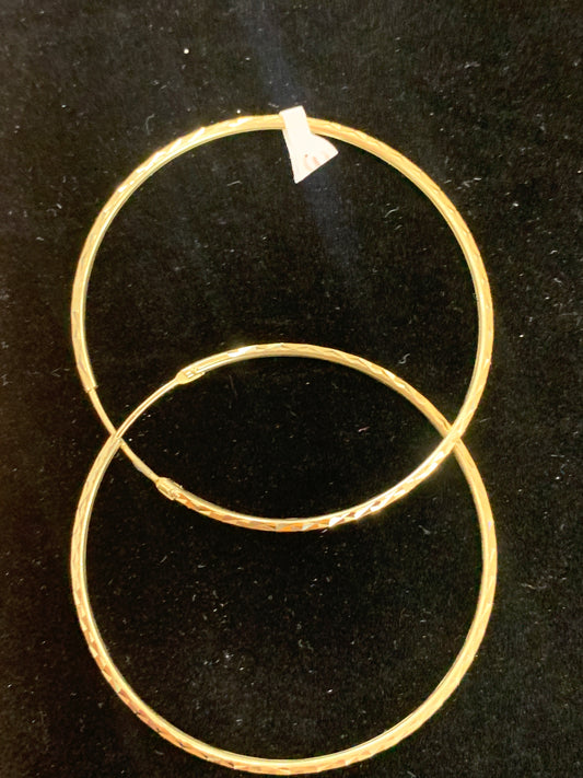 14k hoops