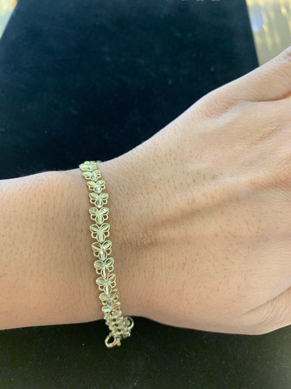 10k butterfly bracelet