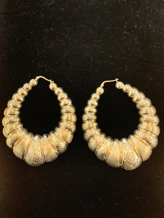 10k oval hoops