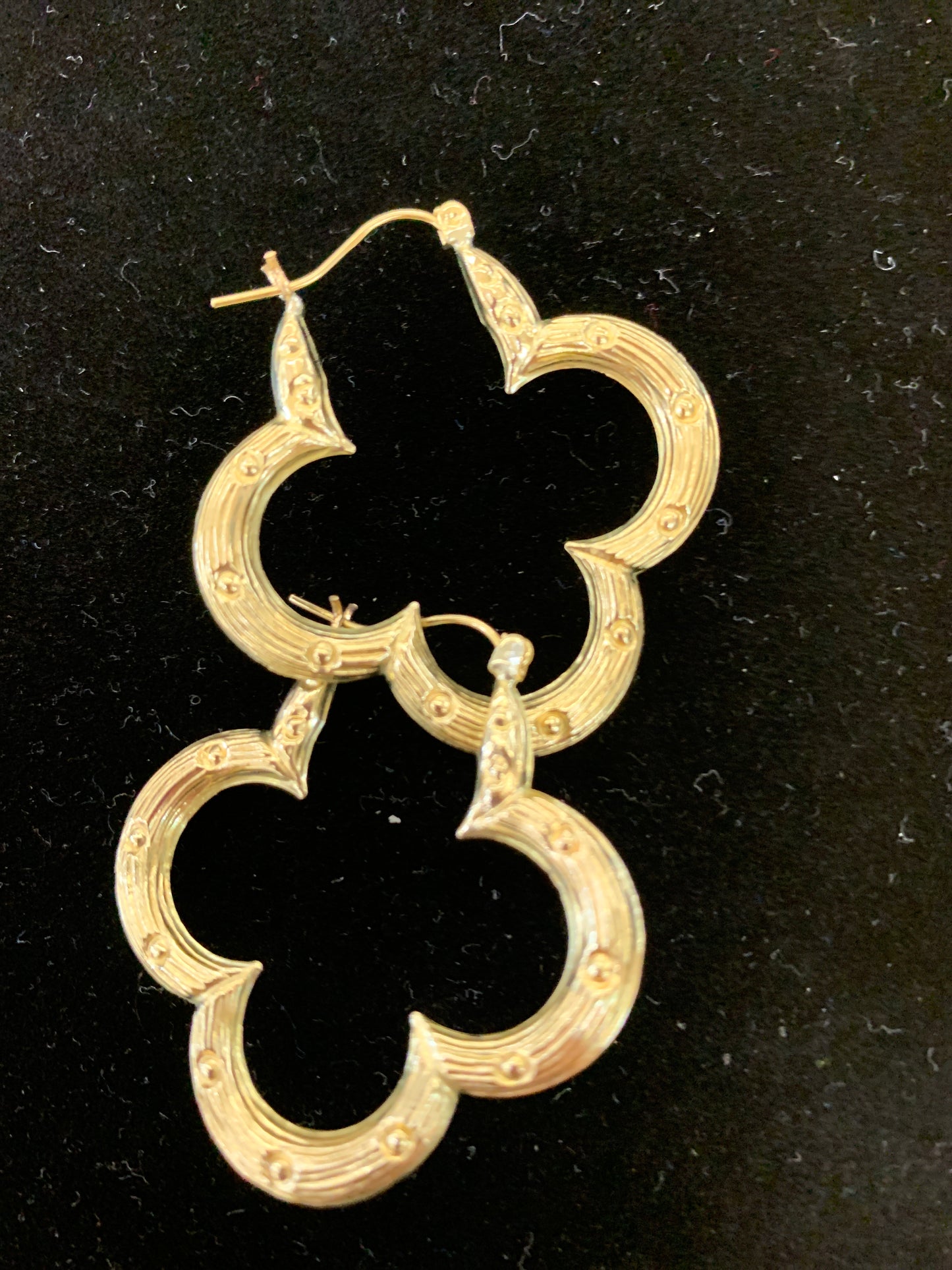 10k clover hoops