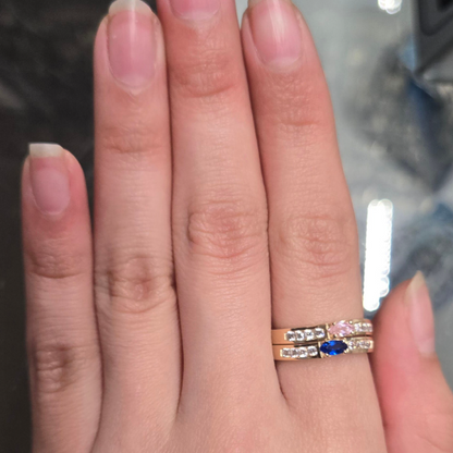 10k Gold Birthstone Ring, Women's Gold Ring, Birthday Gift Ring, CZ Stone, Stacking Ring, Mothers Day Gift