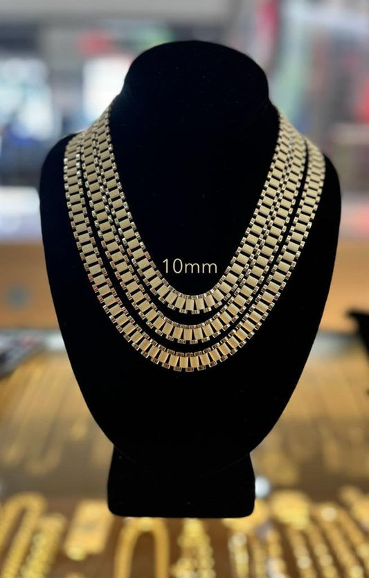 10k Gold 10mm,12mm, 14mm, 16mm Presidential link Chain , Gold Link Chain, Presidential Chain, Chain, Gold Links, Gold Chain, Thick Link Chain