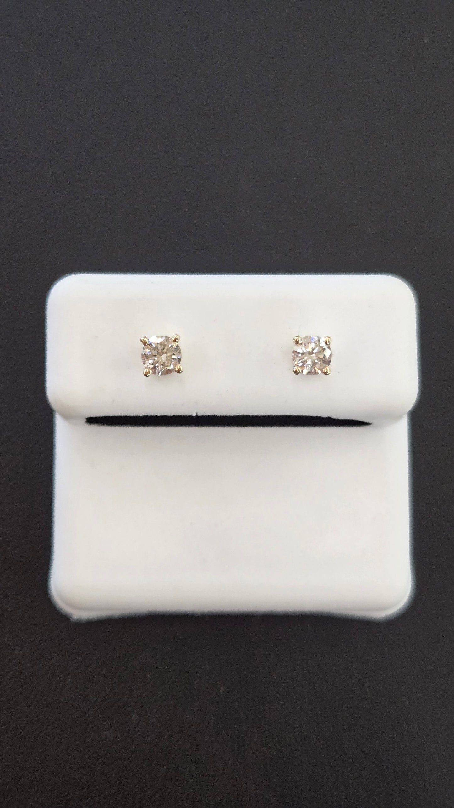 14k Gold stud Lab Diamond Earrings,Lab Diamond Earrings, Gifts for him her, Birthday Gift Earrings, Gold Earrings, screwback Earrings, Cluster Earrings