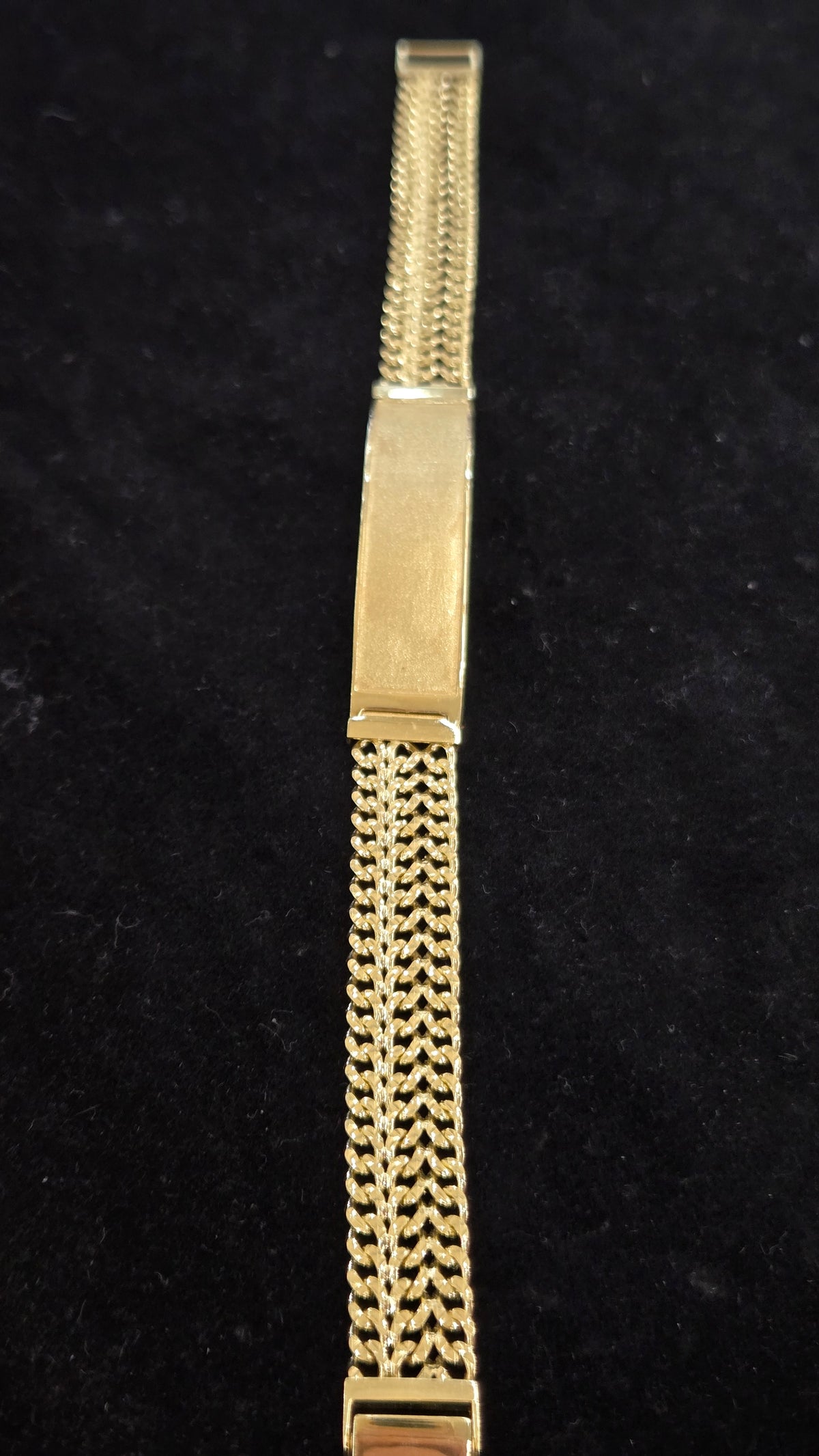 14k Gold petatillo name ID Bracelet, Gold petatillo Bracelet, petatillo Bracelet, 3 Rows petatillo Bracelet