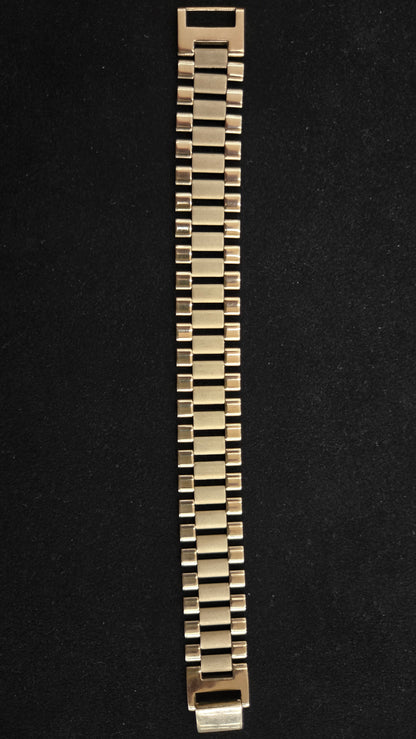 10k Gold 16mm RX link Bracelet, Presidential Bracelet, Men's Bracelet, Gold Bracelet, Rx Bracelet, Bracelet