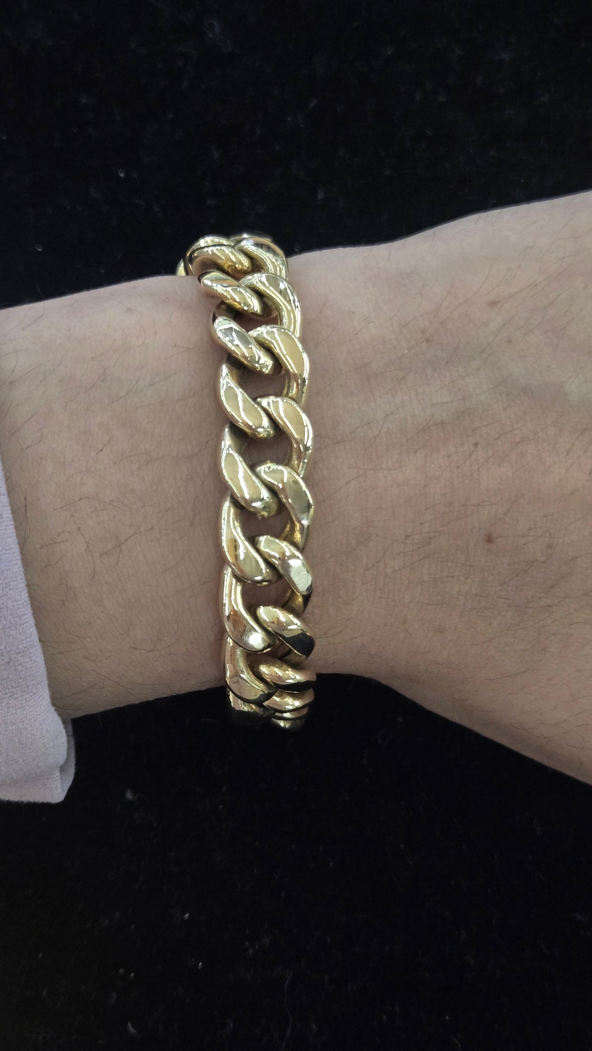 14k 11 mm Miami Cuban bracelet"14k Gold Miami cuban, 9mm Gold Miami Bracelet, Miami cucqn Bracelet, Gold Bracelet for men's, Gift for men's Bracelet