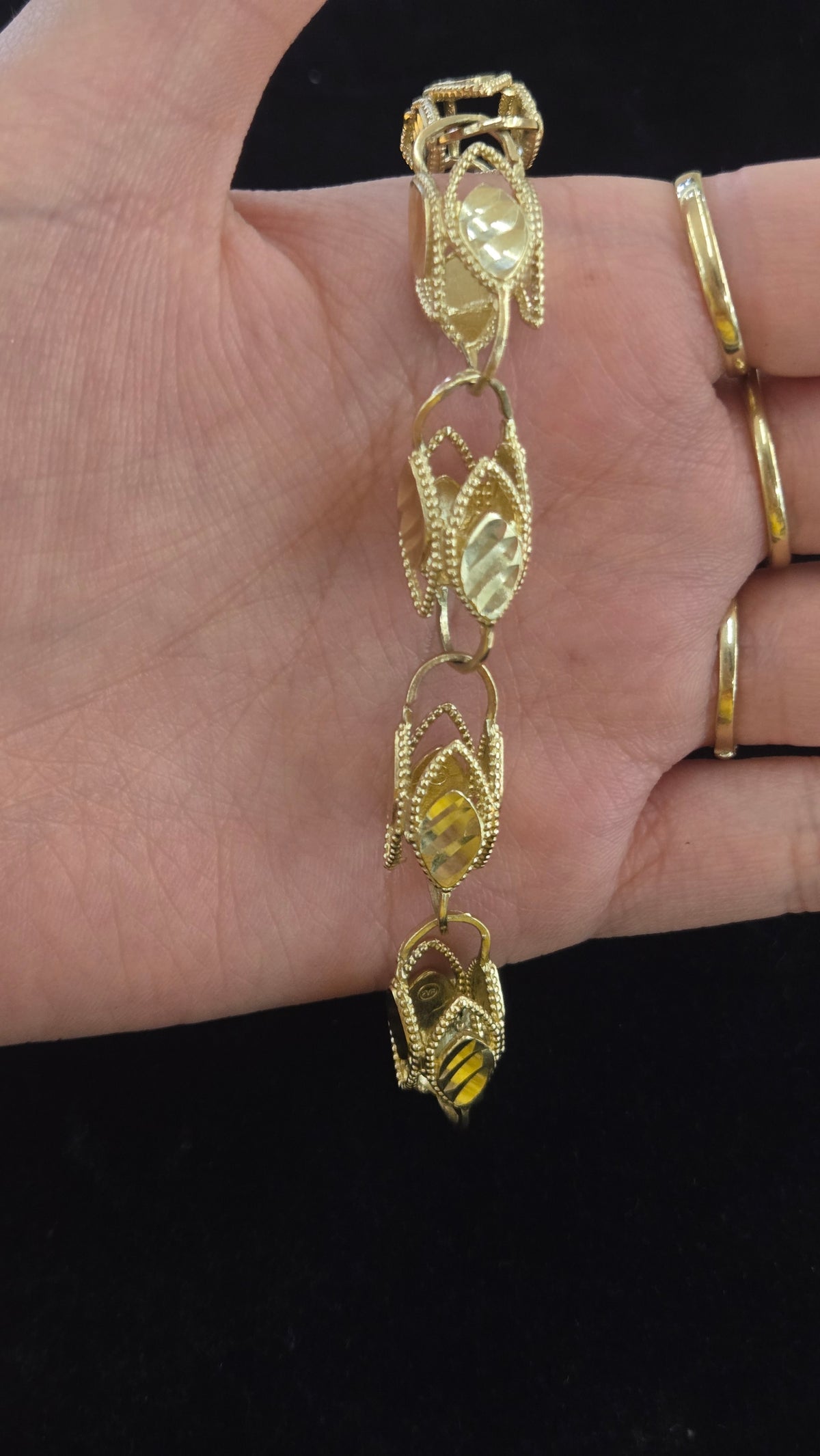 10k Gold bracelet, Mens Turkish Gold Bracelet, Gold Bracelet Gift