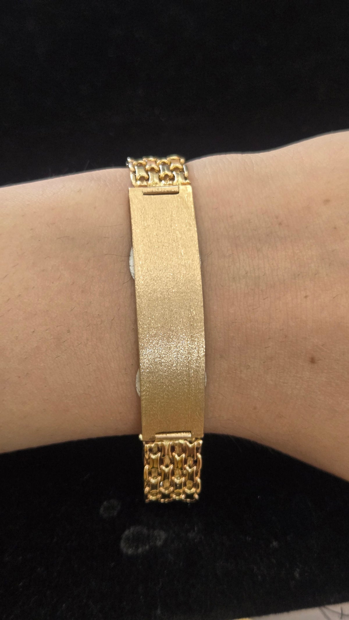 14k Gold petatillo name ID Bracelet, Gold petatillo Bracelet, petatillo Bracelet, 3 Rows petatillo Bracelet