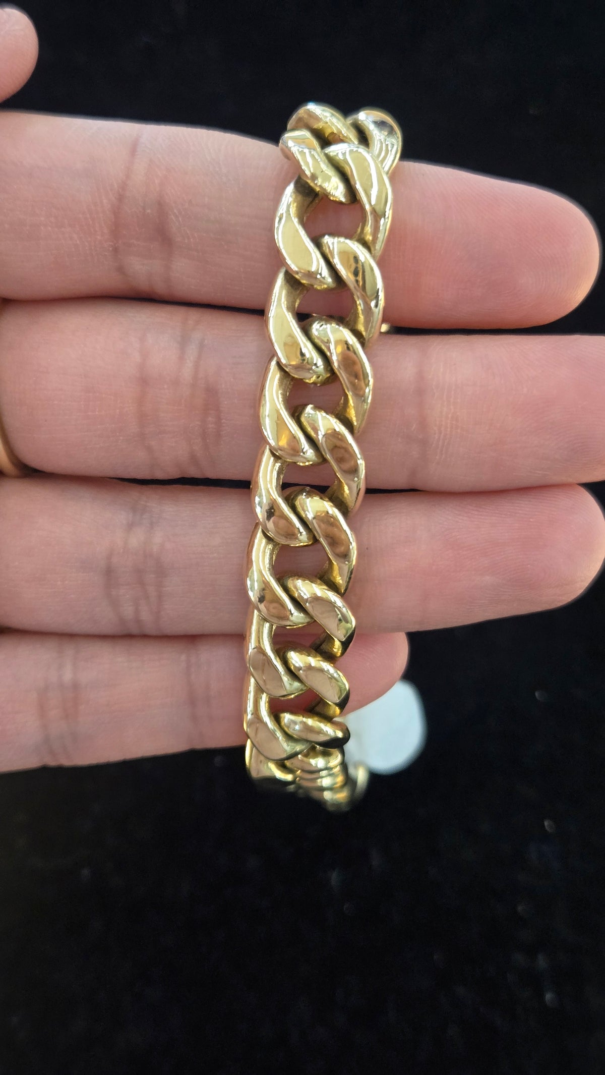 14k 11 mm Miami Cuban bracelet"14k Gold Miami cuban, 9mm Gold Miami Bracelet, Miami cucqn Bracelet, Gold Bracelet for men's, Gift for men's Bracelet