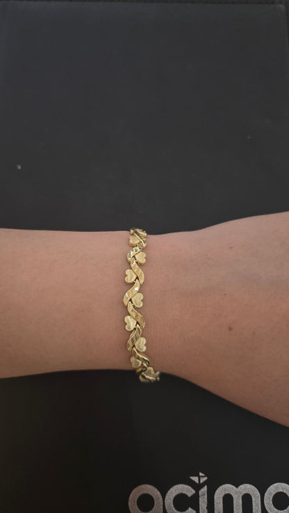 10k heart bracelet