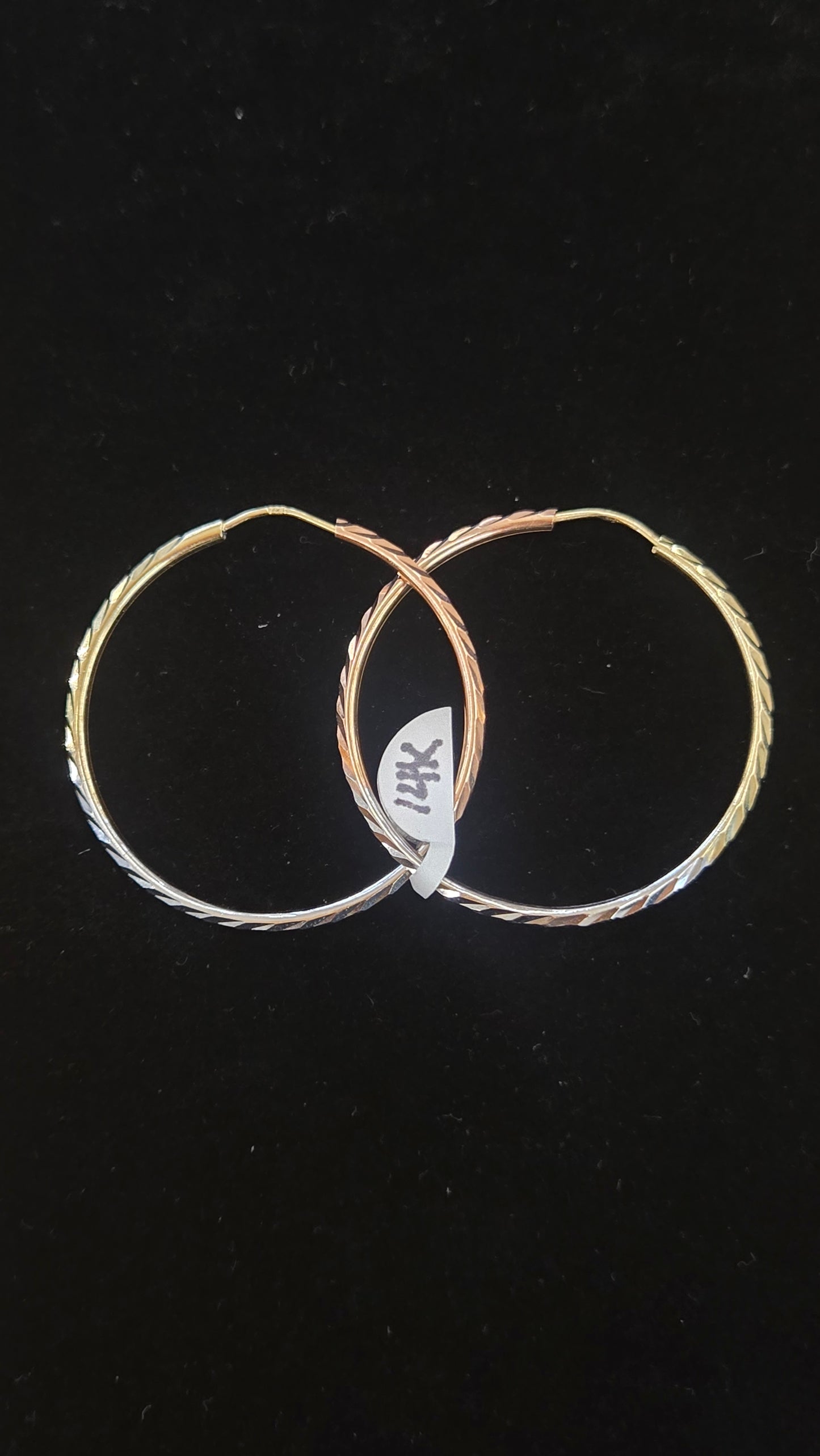14k hoops